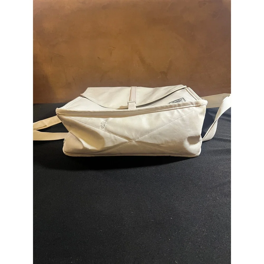 Herschel Supply Co. City Backpack Off-White Buckle Flap Top Bag Mens Womens